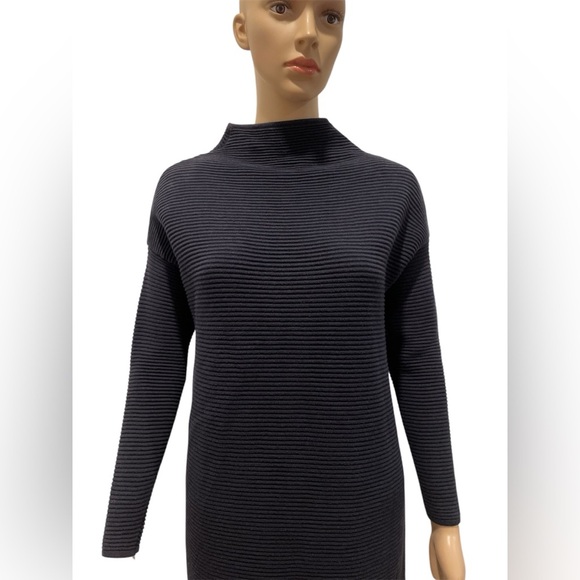 ONLY Elegant Black Ribbed Sweater Dress/Tunic size XS - Picture 2 of 4